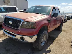 Salvage trucks for sale at Tucson, AZ auction: 2007 Ford F150 Supercrew