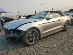 Salvage cars for sale at Colton, CA auction: 2022 Ford Mustang