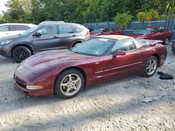 Salvage cars for sale at Candia, NH auction: 2003 Chevrolet Corvette