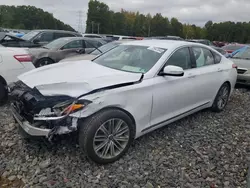 Salvage cars for sale at Glassboro, NJ auction: 2018 Genesis G80 Base