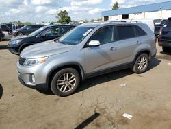 2015 KIA Sorento LX en venta en Woodhaven, MI