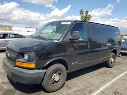 Chevrolet salvage cars for sale: 2005 Chevrolet Express G2500