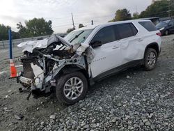 Chevrolet salvage cars for sale: 2020 Chevrolet Traverse LS