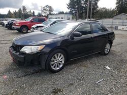 Salvage cars for sale at Graham, WA auction: 2012 Toyota Camry Base