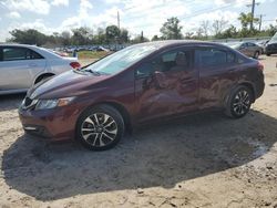 Salvage cars for sale at Riverview, FL auction: 2015 Honda Civic EX