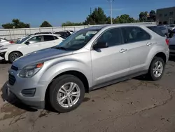 Chevrolet salvage cars for sale: 2016 Chevrolet Equinox LS