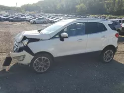 Salvage cars for sale from Copart West Mifflin, PA: 2019 Ford Ecosport Titanium