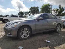 Infiniti salvage cars for sale: 2012 Infiniti G37