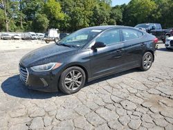 Salvage cars for sale at Austell, GA auction: 2018 Hyundai Elantra SEL