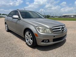 Mercedes-Benz c 300 4matic salvage cars for sale: 2009 Mercedes-Benz C 300 4matic