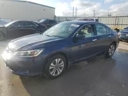 Salvage cars for sale at Haslet, TX auction: 2014 Honda Accord LX