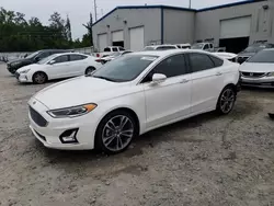 Salvage cars for sale at Savannah, GA auction: 2020 Ford Fusion Titanium