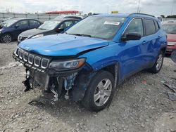 Jeep salvage cars for sale: 2022 Jeep Compass Latitude