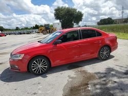 Volkswagen Vehiculos salvage en venta: 2016 Volkswagen Jetta Sport