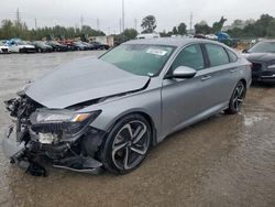 Honda Vehiculos salvage en venta: 2018 Honda Accord Sport