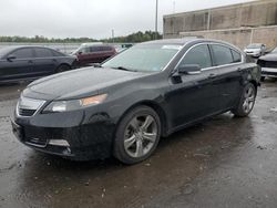 Salvage cars for sale from Copart Fredericksburg, VA: 2012 Acura TL