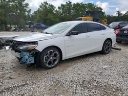 Chevrolet salvage cars for sale: 2019 Chevrolet Malibu RS