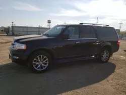 Salvage cars for sale at Chicago Heights, IL auction: 2016 Ford Expedition EL Limited