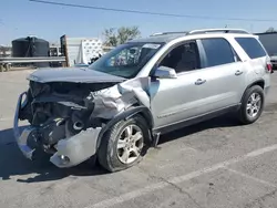 GMC Acadia salvage cars for sale: 2007 GMC Acadia SLT-1