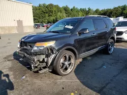 Salvage cars for sale at Exeter, RI auction: 2013 Ford Explorer XLT