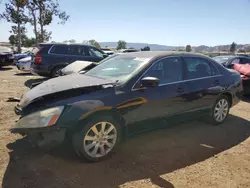 Salvage cars for sale at San Martin, CA auction: 2007 Honda Accord EX