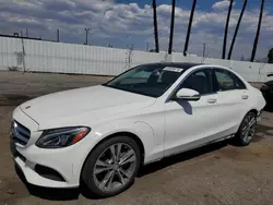 Mercedes-Benz salvage cars for sale: 2017 Mercedes-Benz C300