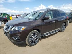 Nissan Pathfinder Platinum salvage cars for sale: 2020 Nissan Pathfinder Platinum