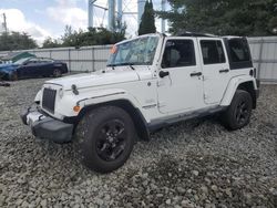 Jeep salvage cars for sale: 2015 Jeep Wrangler Unlimited Sahara