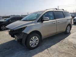 Salvage cars for sale at Sun Valley, CA auction: 2016 KIA Sedona LX