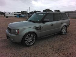 Salvage cars for sale from Copart New Braunfels, TX: 2011 Land Rover Range Rover Sport LUX