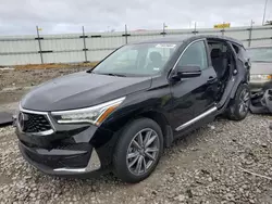 Salvage cars for sale at Cahokia Heights, IL auction: 2021 Acura RDX Technology