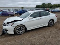 Honda salvage cars for sale: 2017 Honda Accord Touring Hybrid