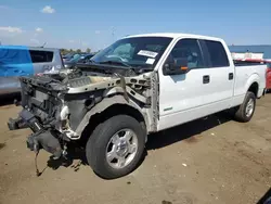 Salvage trucks for sale at Woodhaven, MI auction: 2013 Ford F150 Supercrew