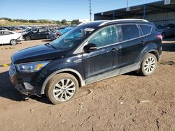 Salvage cars for sale at Colorado Springs, CO auction: 2017 Ford Escape Titanium