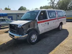 Salvage cars for sale at Wichita, KS auction: 2013 Ford Econoline E350 Super Duty Wagon