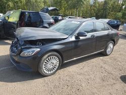 Mercedes-Benz salvage cars for sale: 2016 Mercedes-Benz C 300 4matic