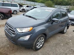 Salvage cars for sale at Davison, MI auction: 2020 Ford Ecosport SE