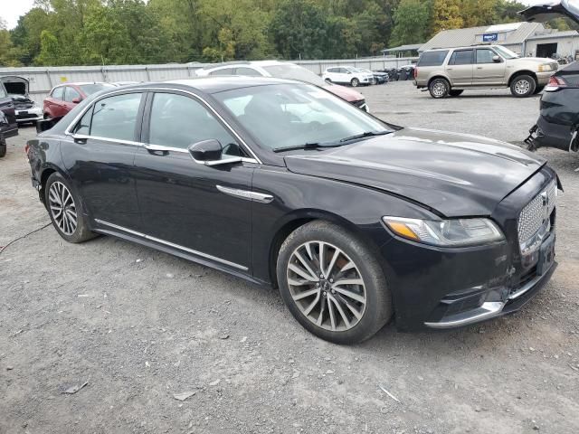 2019 Lincoln Continental Select