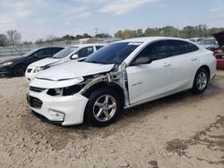 Salvage cars for sale at Louisville, KY auction: 2017 Chevrolet Malibu LS