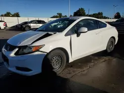 Honda salvage cars for sale: 2012 Honda Civic LX