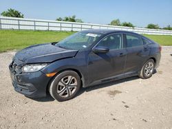 Salvage cars for sale at Houston, TX auction: 2018 Honda Civic LX