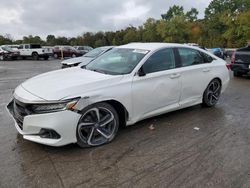 Honda salvage cars for sale: 2022 Honda Accord Sport SE