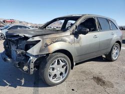 Salvage cars for sale at North Las Vegas, NV auction: 2007 Acura MDX Technology