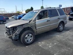 Salvage cars for sale at Wilmington, CA auction: 2005 Honda Pilot EXL