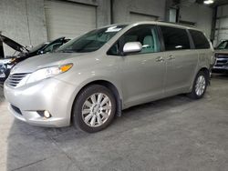 Salvage cars for sale at Ham Lake, MN auction: 2017 Toyota Sienna XLE