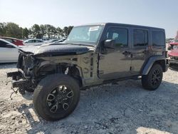 Jeep Wrangler Unlimited Sahara salvage cars for sale: 2017 Jeep Wrangler Unlimited Sahara