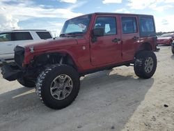 Salvage cars for sale at Arcadia, FL auction: 2013 Jeep Wrangler Unlimited Sport