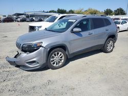 Salvage cars for sale at Sacramento, CA auction: 2019 Jeep Cherokee Latitude