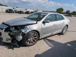 Salvage cars for sale at Kansas City, KS auction: 2015 Chevrolet Malibu 2LT