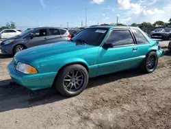 Ford salvage cars for sale: 1993 Ford Mustang LX